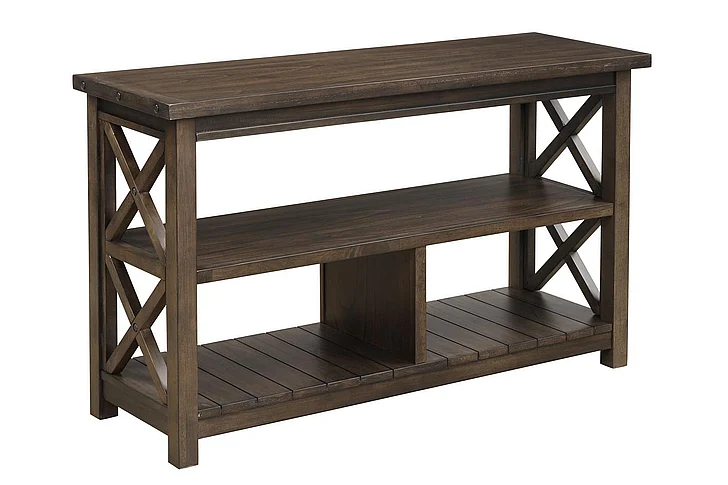 Emma Mason Signature Durham Suite Console in Heritage Brown