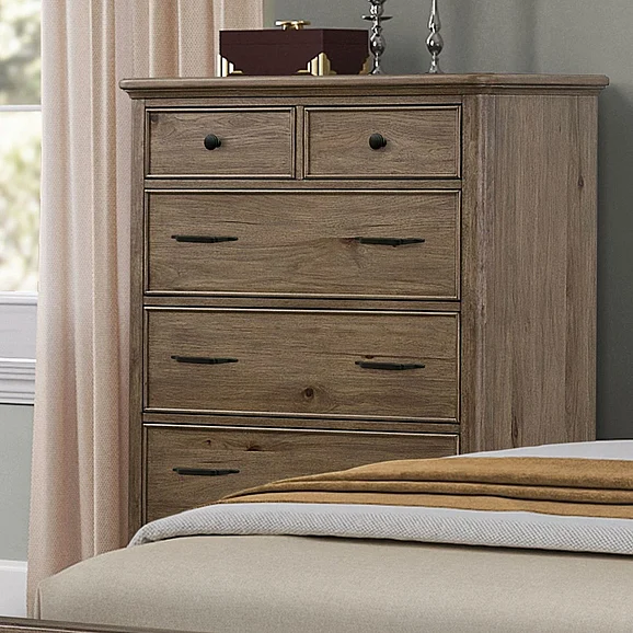 Liberty Furniture Hickory Grove 6 Drawer Chest in Heirloom Brown 866-BR41