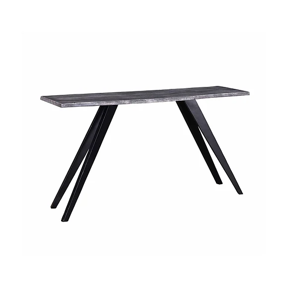 Primo International Jett 60 in. Wood and Metal Console Table / Grey 51218