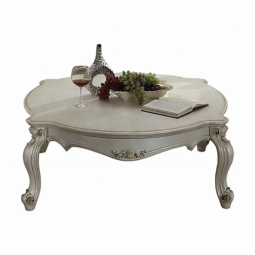 ACME Furniture Picardy Coffee Table in Antique Pearl 86880