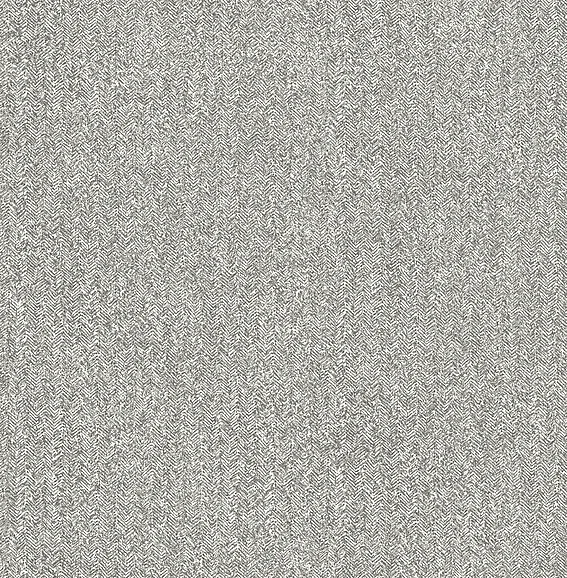 York A-Street Prints Ashbee Dark Grey Tweed Wallpaper (Double Roll) FD26163