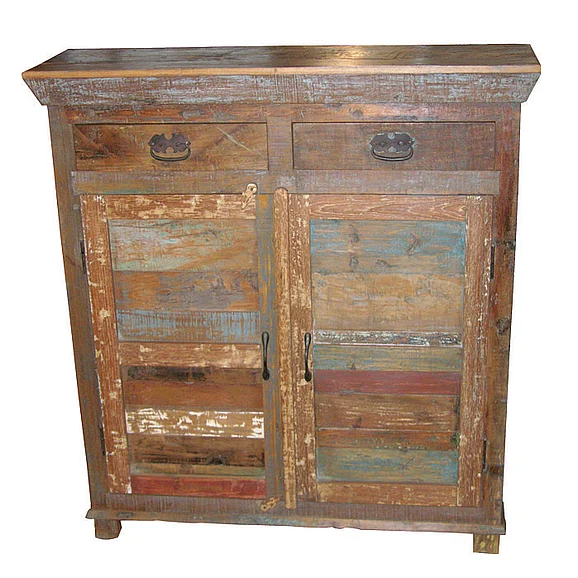 Meva Furniture Rainforest 2 Drawer 2 Door Hall Chest in Wood