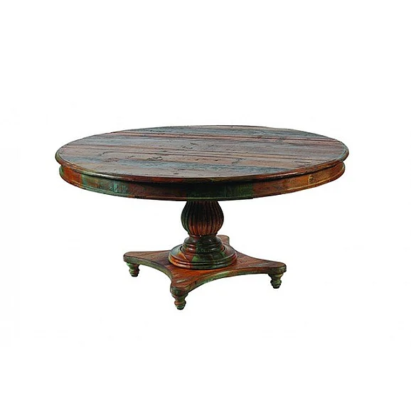 Meva Furniture Rainforest 60" Round Dining Table in Wood
