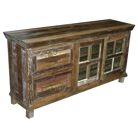 Meva Furniture Rainforest 2 Drawer 2 Door Plasma Tv Stand in Wood