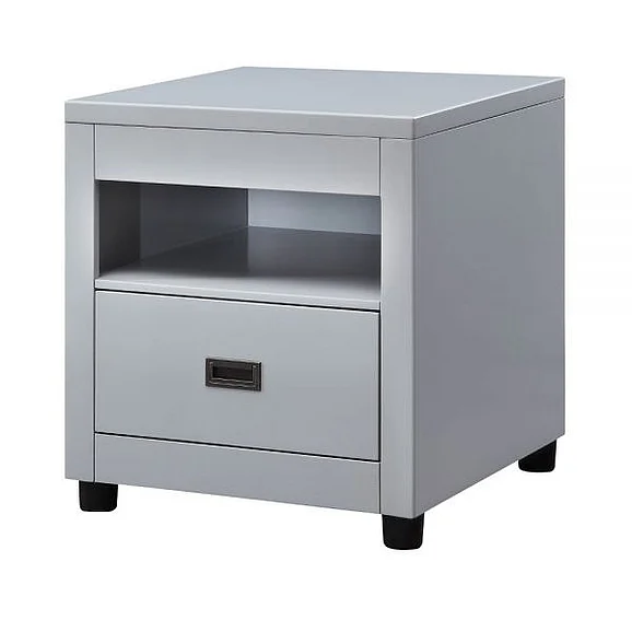 Acme Furniture Eleanor End Table in Dove Gray 87107