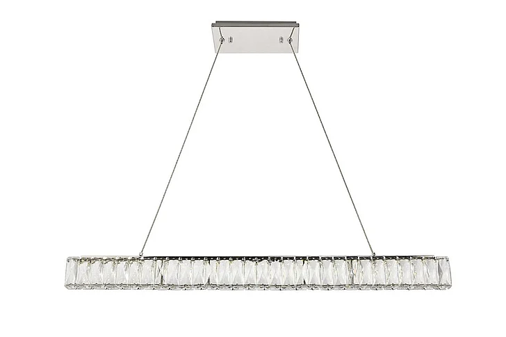 Elegant Monroe Integrated Led Chip Light Chrome Chandelier Clear Royal Cut Crystal 3502D38C