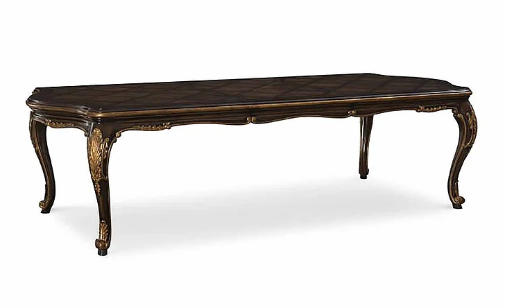 Maitland-Smith Aria Rectangular Dining Table in Gold 88-0321
