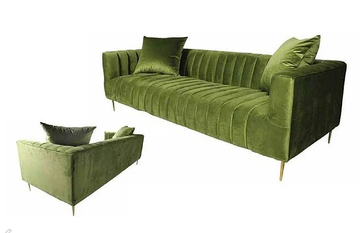 Moti Furniture Rutland Sofa in Olive