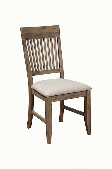 Alpine Furniture Aspen Side Chair (SET OF 2) in Iron Brush Antique Natural 8812-02