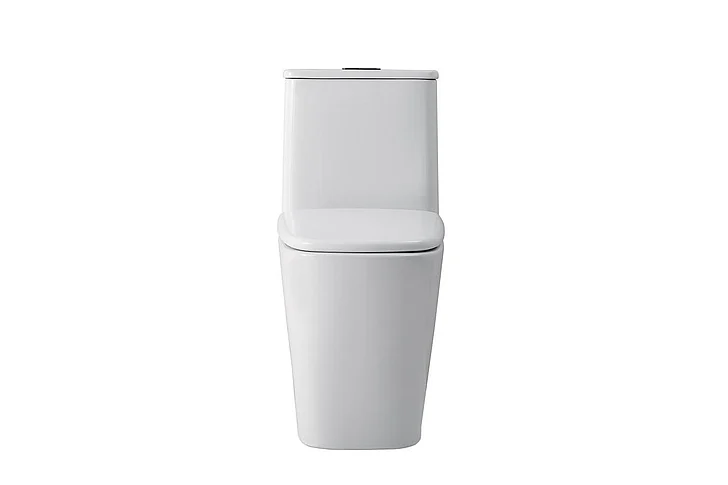 Elegant Winslet One-Piece Floor Square Toilet 27X14X31 in White TOL2003
