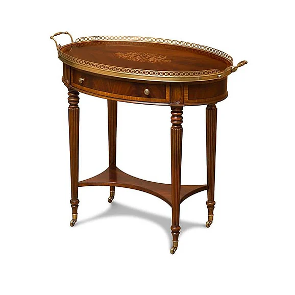 Maitland-Smith Chess Tray Table in Brown 89-0408 CLOSEOUT