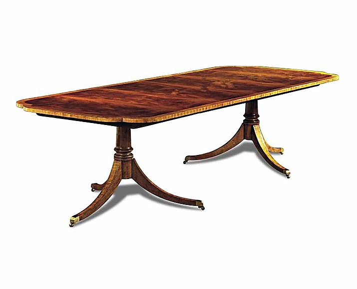 Maitland-Smith Zephyr Dining Table in Brown 89-0706