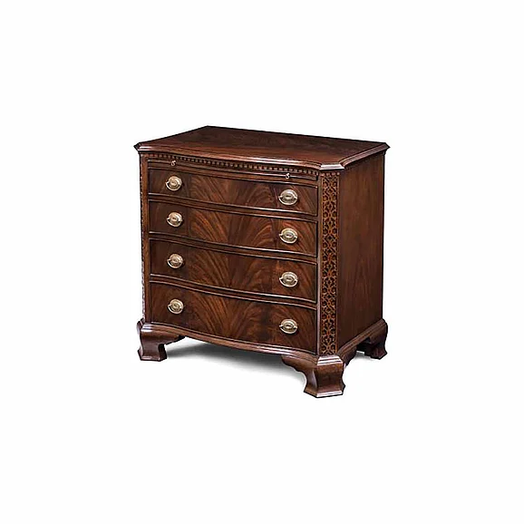 Maitland-Smith Mandolin Chest of Drawers in Brown 89-0802