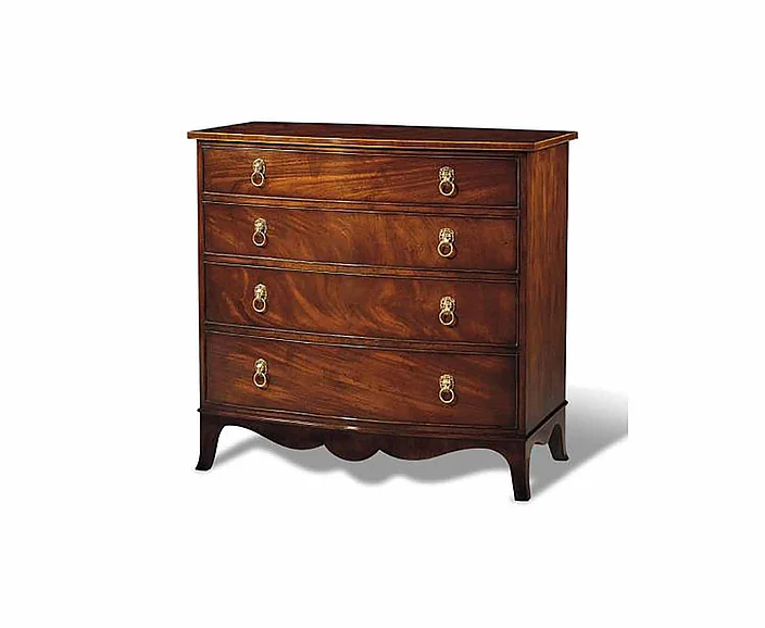 Maitland-Smith Hemingway 4 Drawer Chest in Brown 89-0803