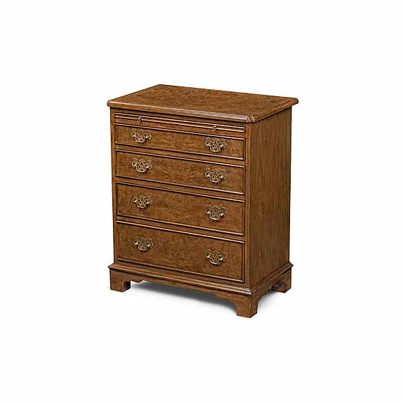 Maitland-Smith Jockey 4 Drawer Chest in Brown 89-0806 CLOSEOUT