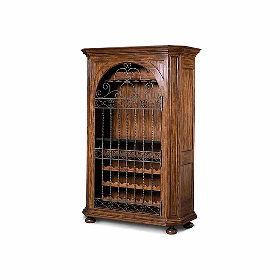 Maitland-Smith Thompson Wine Cabinet in Brown 89-1206 CLOSEOUT