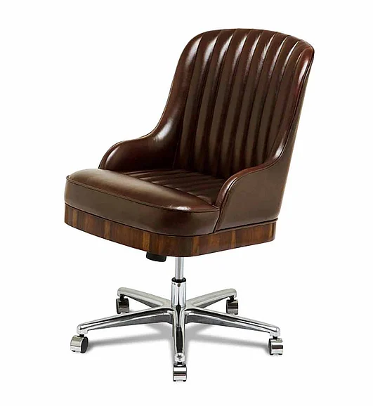 Maitland-Smith Chadwick Desk Chair in Brown 89-1405 CLOSEOUT