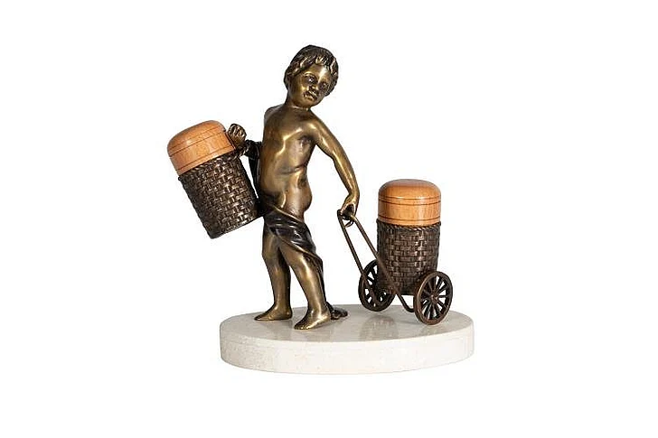 Maitland-Smith Salt And Pepper Sculpture 89-1820