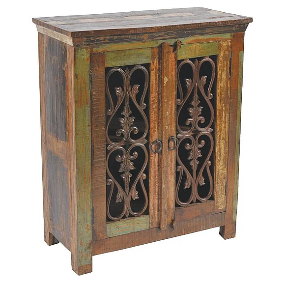 Moti Furniture Beech 2 Iron Door Buffet in Wood 89009001A