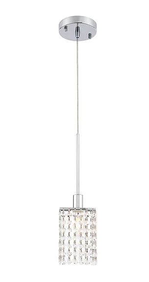 Elegant Taylor 1 Light Chrome Pendant LD7500C CLOSEOUT