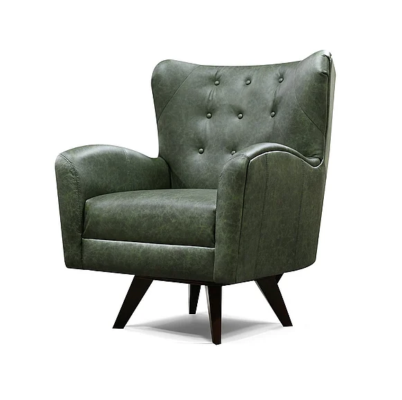 Tennessee Custom Harlow Leather Swivel Chair 8C069AL