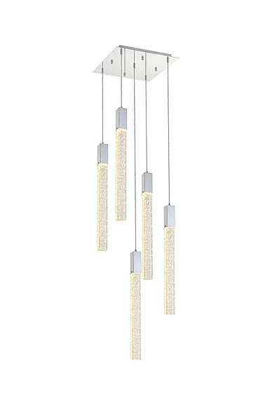 Elegant Weston 5 Lights Pendant in Chrome 2066D16C