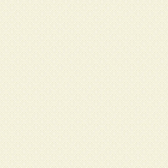 York A-Street Prints Athena Cream Scalloped Botanical Wallpaper (Double Roll) 4080-15913