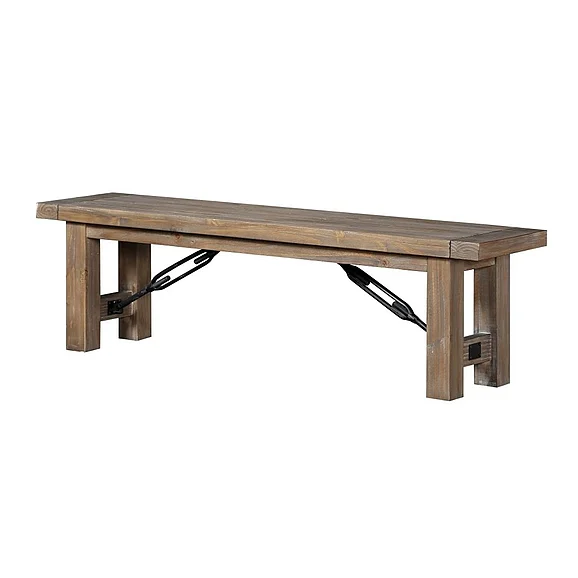 Modus Furniture Autumn Bench in Flint Oak 8FJ865