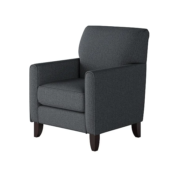 Southern Motion (Fusion) Truth or Dare Navy Accent Chair 702-C