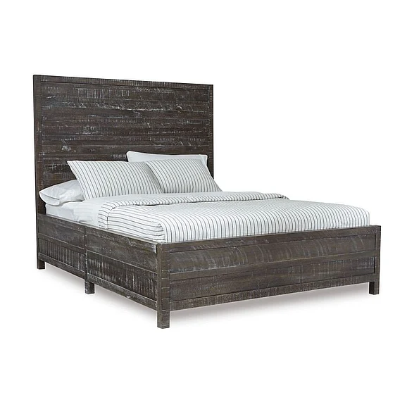 Modus Townsend Queen Panel Bed in Gunmetal