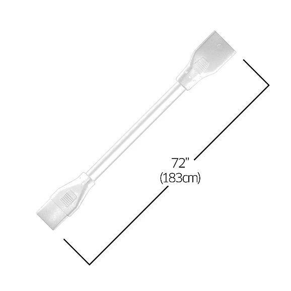 Dals CounterLed Linear 72" Extension Cord for CCT Linears in White 9000-ACCE72
