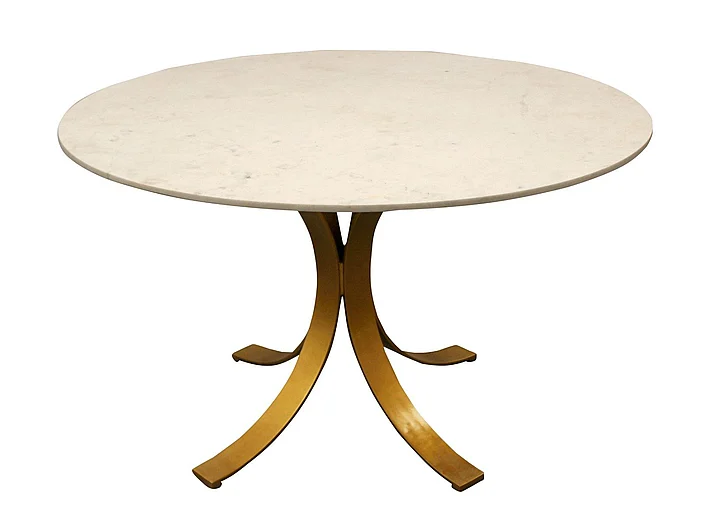 Moti Furniture Haskell Round Dining Table in Ivory 59002005