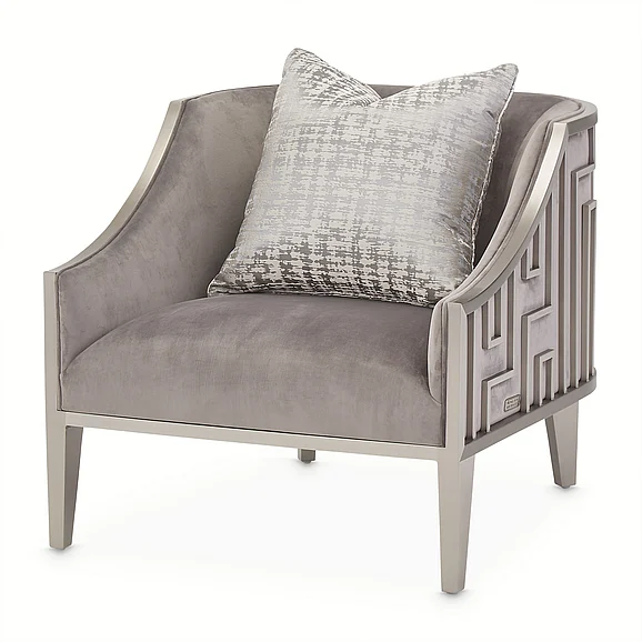 AICO Roxbury Park Accent Chair in Slate 9006834-GRPRL-13