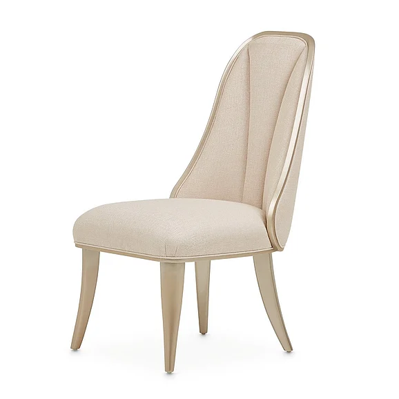 AICO Villa Cherie Side Chair in Caramel 9008003-134
