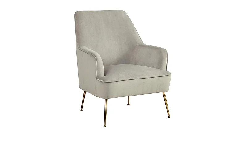 Alpine Furniture Rebecca Leisure Chair in Grey 9010-1-GRY