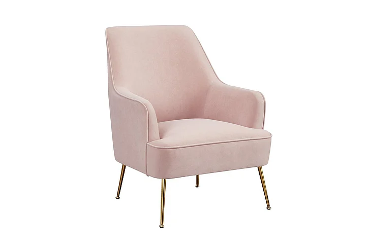 Alpine Furniture Rebecca Leisure Chair in Pink 9010-1-PNK