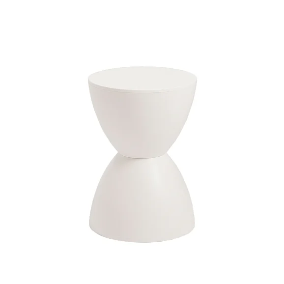 Euro Style Sallie Stool in White 90104WHT CLOSEOUT