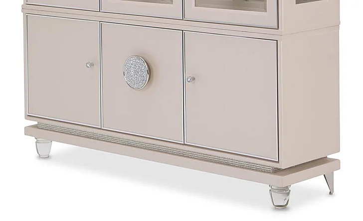 Aico Glimmering Heights 3 Door Buffet in Ivory 9011006-111 CLOSEOUT