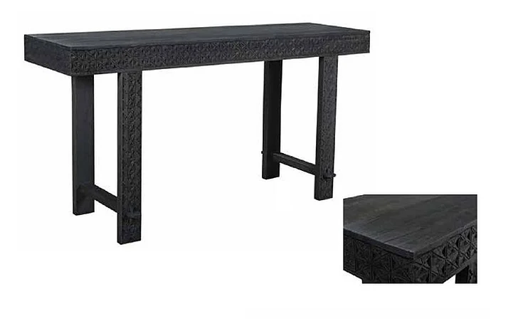 Moti Furniture Surita Console Table in Dark Grey