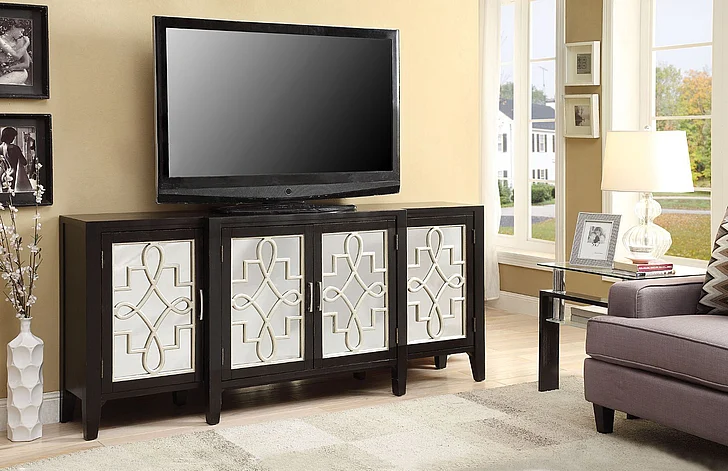Acme Furniture Kachina Accent Table in Antique Black 90188