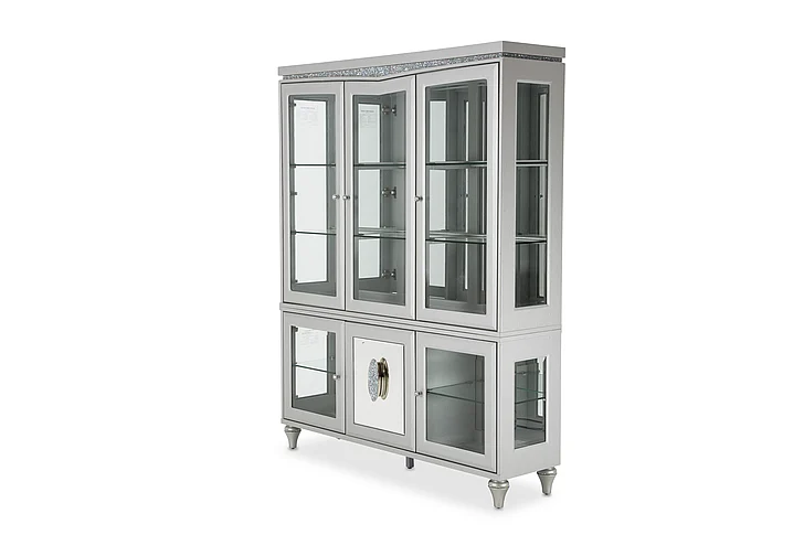 AICO Melrose Plaza China and Buffet in Dove 9019005-006-118 CLOSEOUT