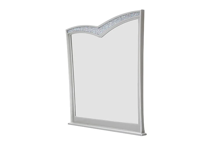 AICO Melrose Plaza Wall Mirror in Dove 9019260-118 CLOSEOUT