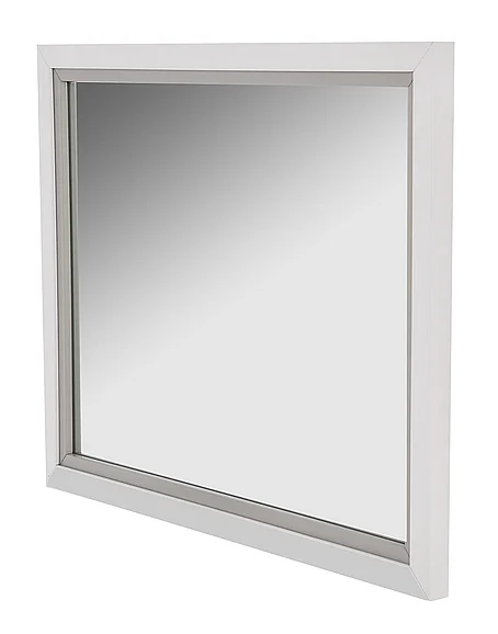AICO Sky Tower Dresser Mirror in White Cloud 9025660-108
