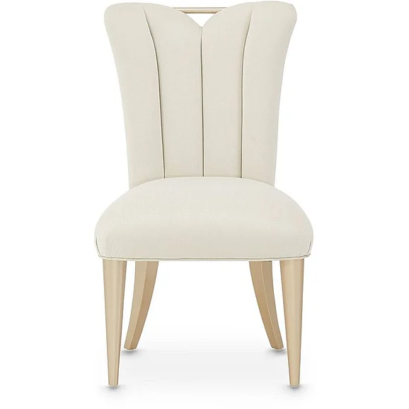 AICO La Rachelle Side Chair in Medium Champagne (Set of 2) 9034003-136