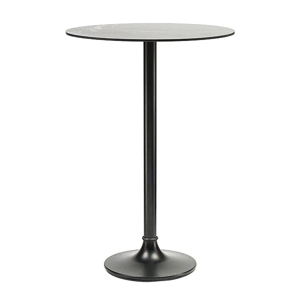 Euro Style Jannie Outdoor Bar Table in Black 90403BLK-KIT CLOSEOUT