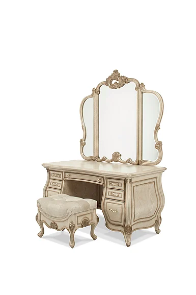 AICO Platine de Royale Vanity in Champagne 09000VAN4-201