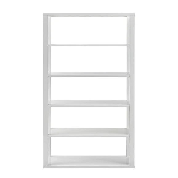 Euro Style Tresero 40" Shelving Unit in High Gloss White 90636WHT-KIT