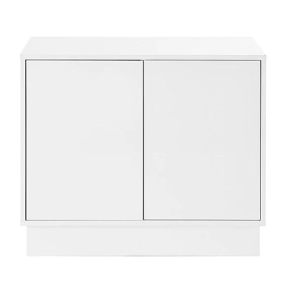 Euro Style Tresero 35" Cabinet in High Gloss White 90648WHT-FA
