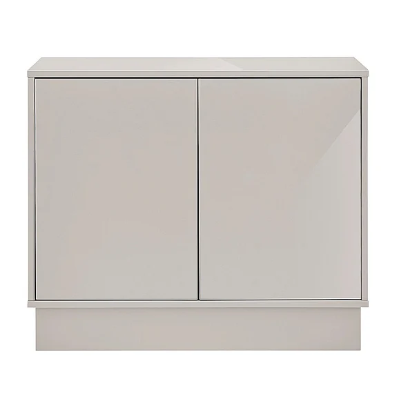 Euro Style Tresero 35" Cabinet in High Gloss Warm Gray 90648WMGRY-FA