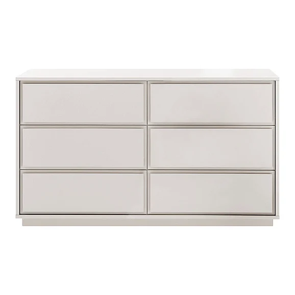 Euro Style Tresero 55" Sideboard in High Gloss Warm Gray 90649WMGRY-KIT